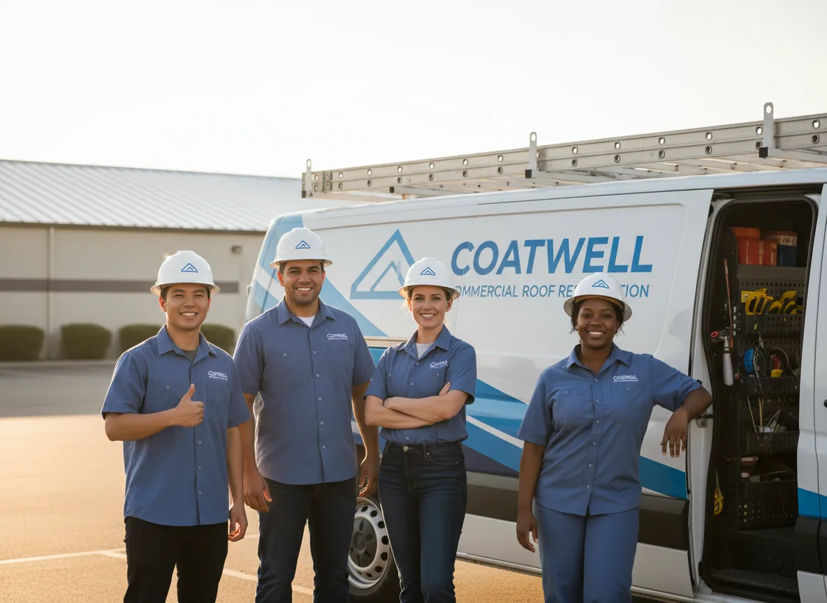 Commercial roof coating company in Burlington, TX